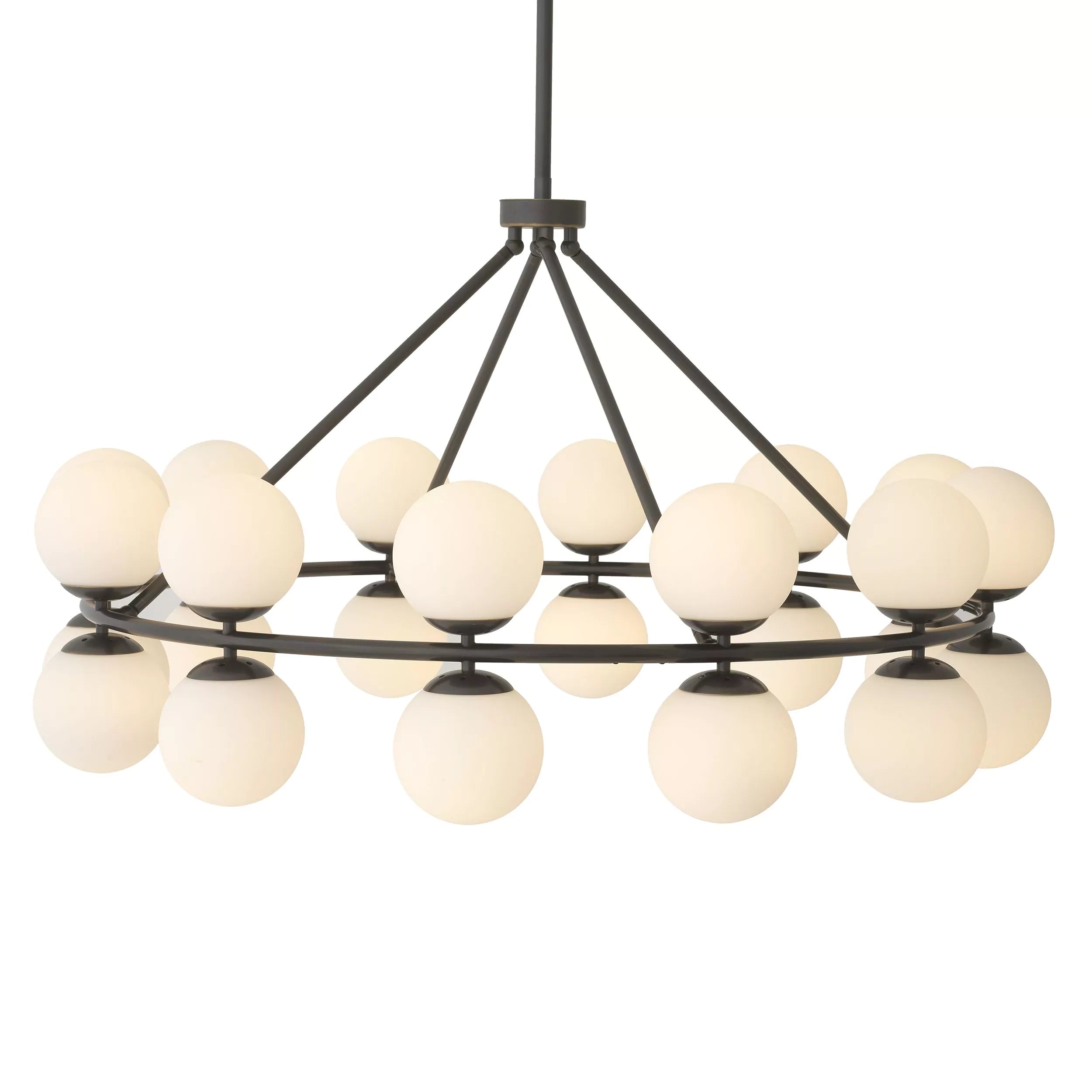 Hutchinson Modern Brass Chandelier - (Antique Brass Finish | Bronze Finish) - Eichholtz - Luxury Lighting Boutique