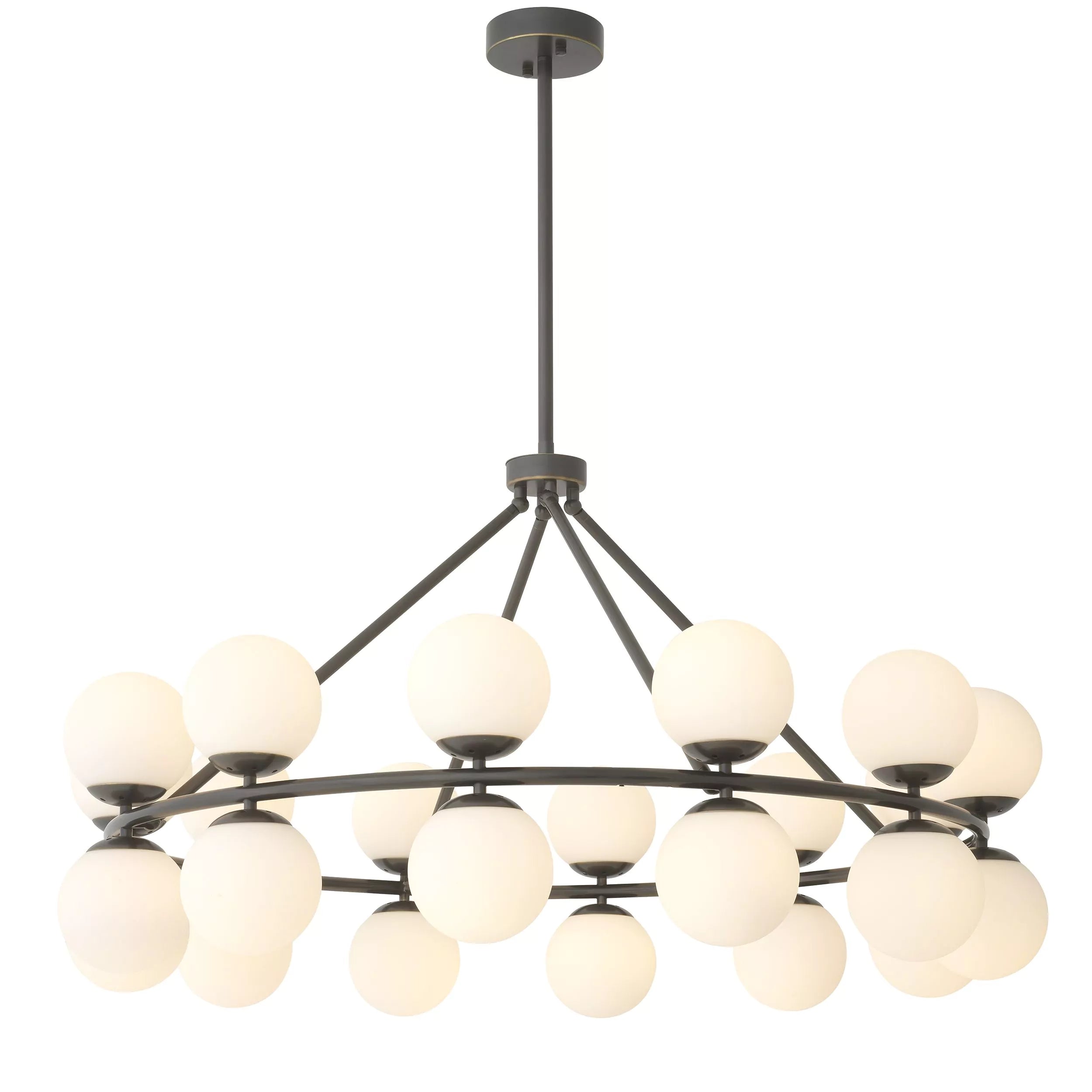 Hutchinson Modern Brass Chandelier - (Antique Brass Finish | Bronze Finish) - Eichholtz - Luxury Lighting Boutique