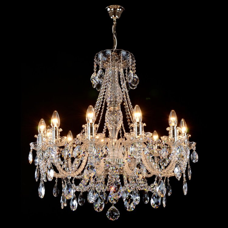 Imperial 12 Light Swarovski Crystal Chandelier - Wranovsky - Luxury Lighting Boutique