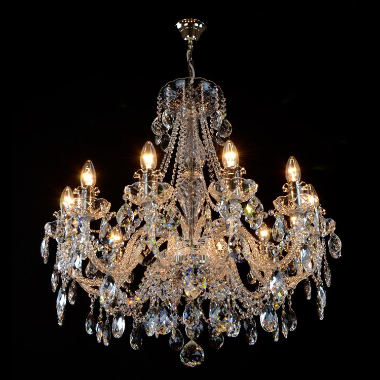 Imperial 12 Light Swarovski Crystal Chandelier - Wranovsky - Luxury Lighting Boutique