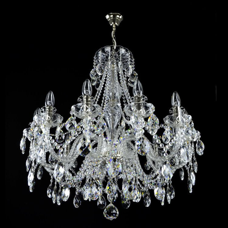 Imperial 12 Light Swarovski Crystal Chandelier - Wranovsky - Luxury Lighting Boutique