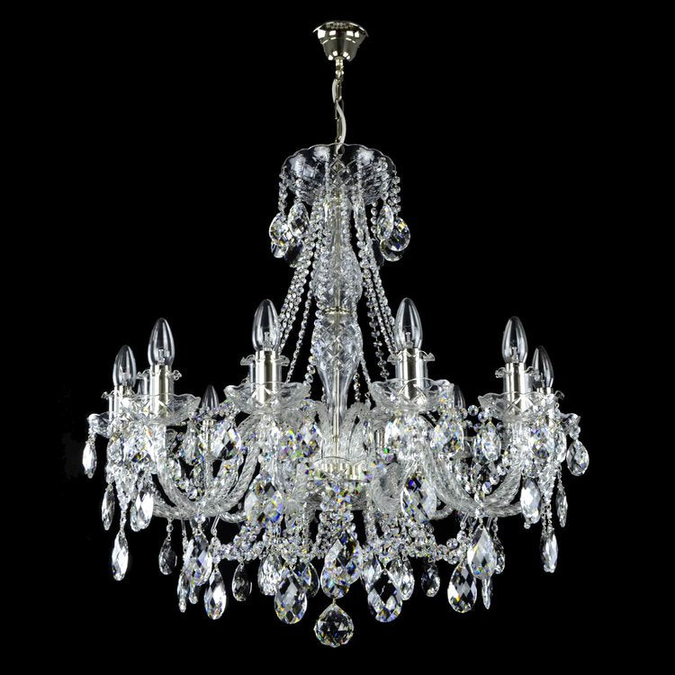 Imperial 12 Light Swarovski Crystal Chandelier - Wranovsky - Luxury Lighting Boutique