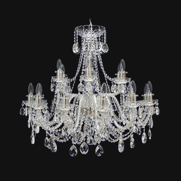 Imperial 18 Light Swarovski Crystal Chandelier - Wranovsky - Luxury Lighting Boutique