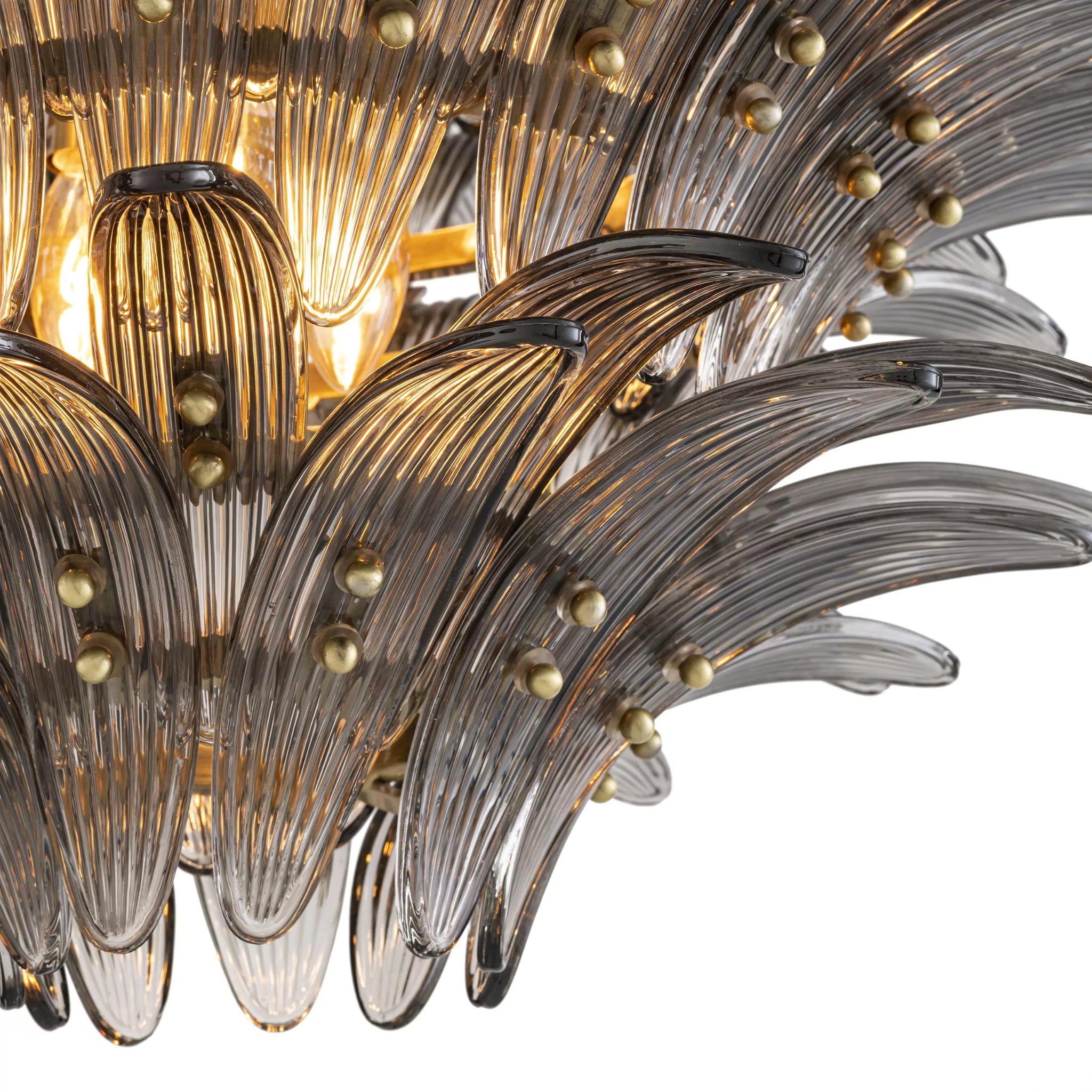 Italo (Brass) Modern Chandelier - Eichholtz - Luxury Lighting Boutique