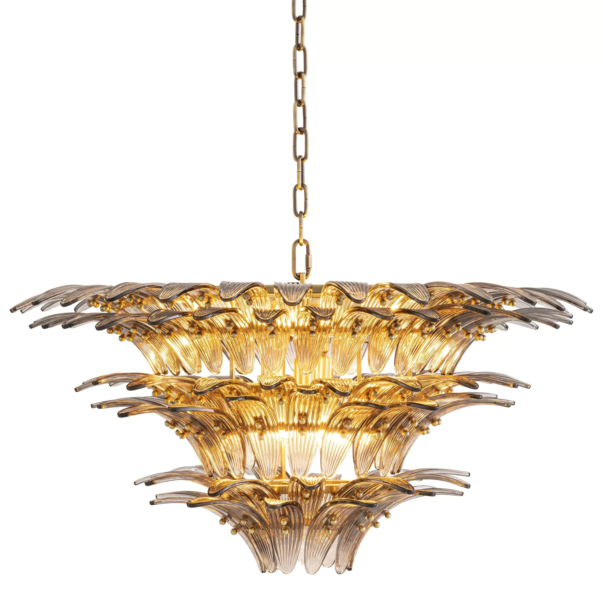 Italo (Brass) Modern Chandelier - Eichholtz - Luxury Lighting Boutique