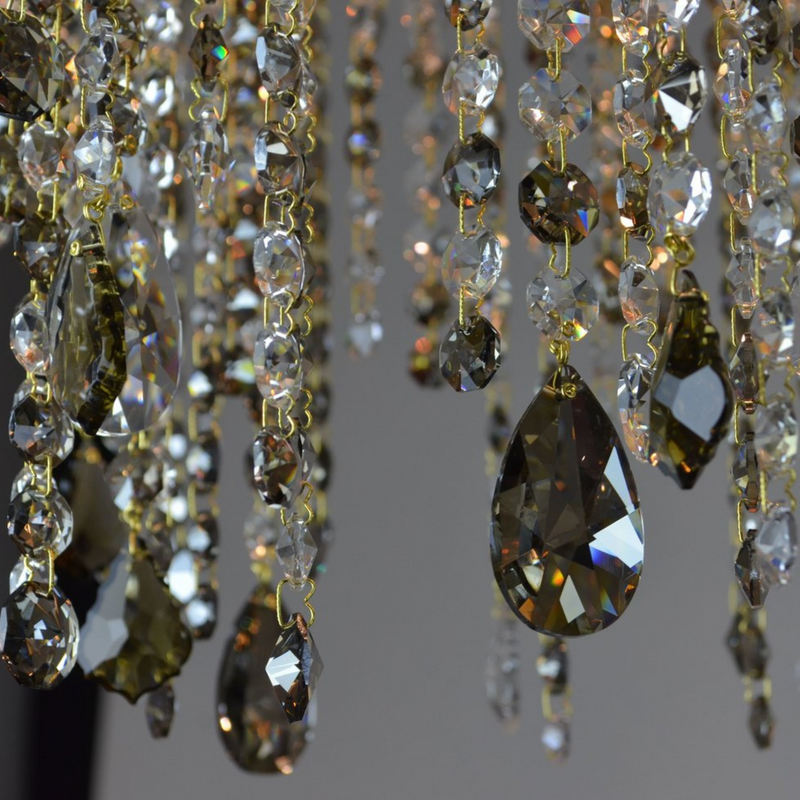 Juno 6 Modern Crystal Glass Chandelier - Wranovsky - Luxury Lighting Boutique