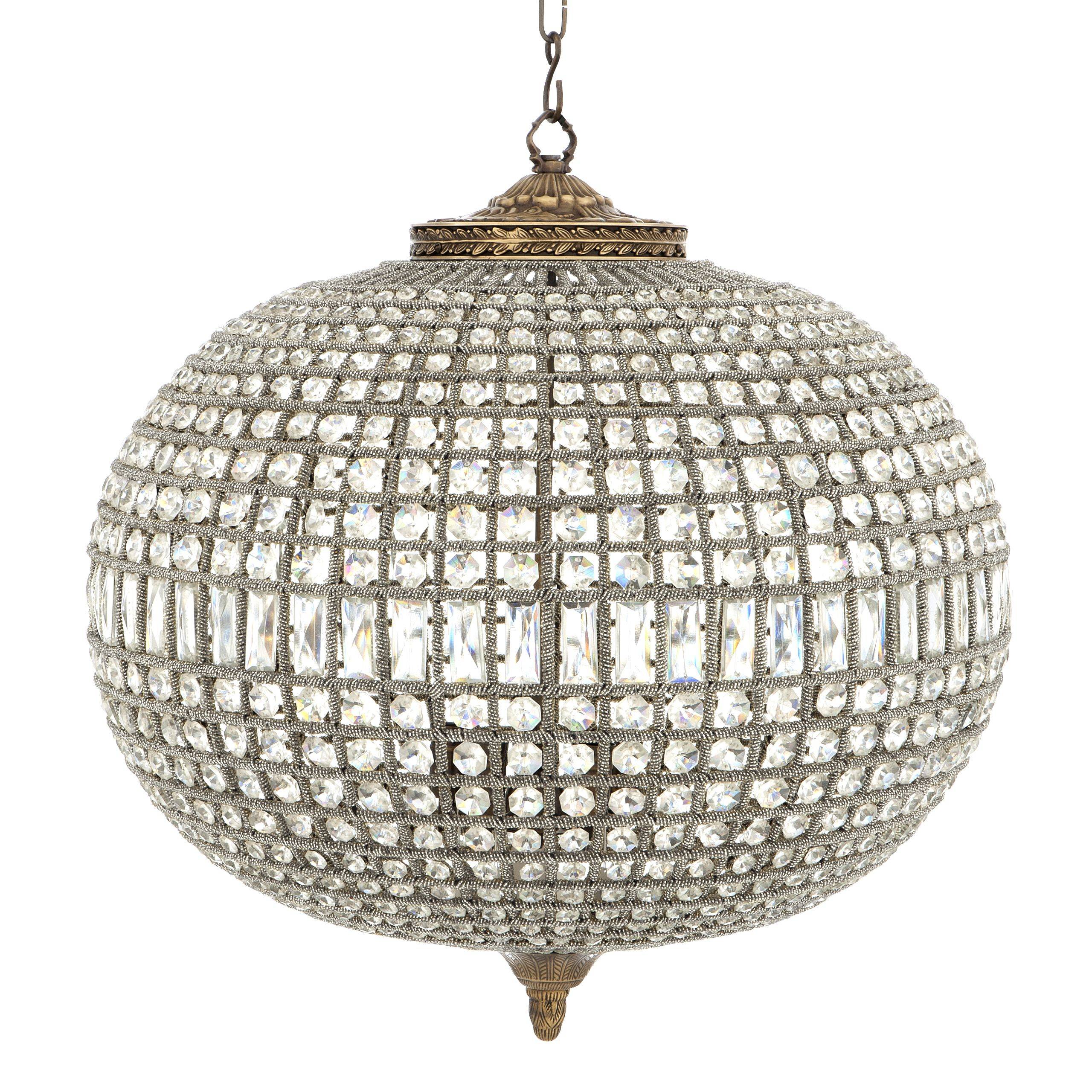 Kasbah Oval L Modern Chandelier - [Brass] - Eichholtz - Luxury Lighting Boutique