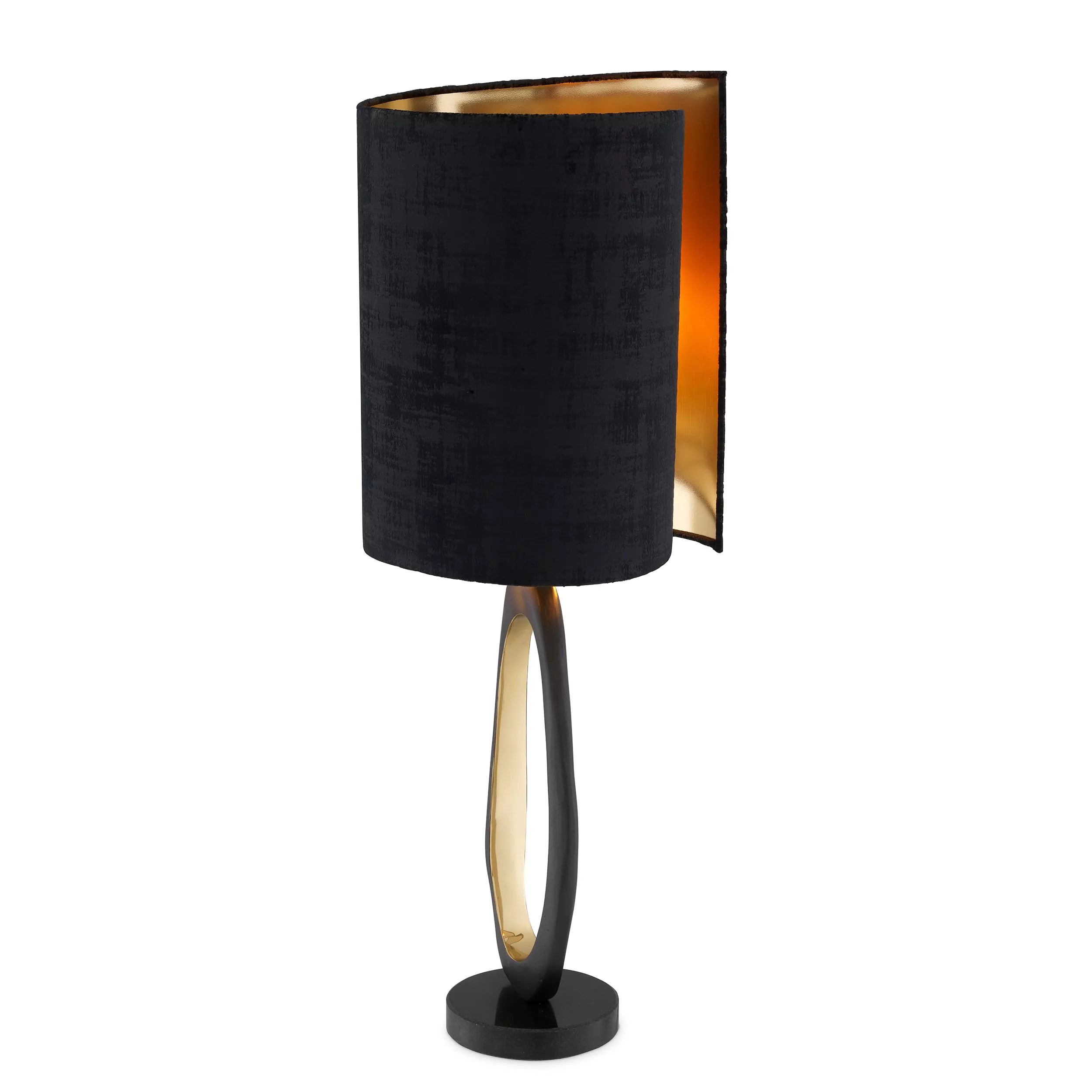 Kilian Table Lamp - (Gunmetal finish | polished brass | granite base) - Eichholtz - Luxury Lighting Boutique