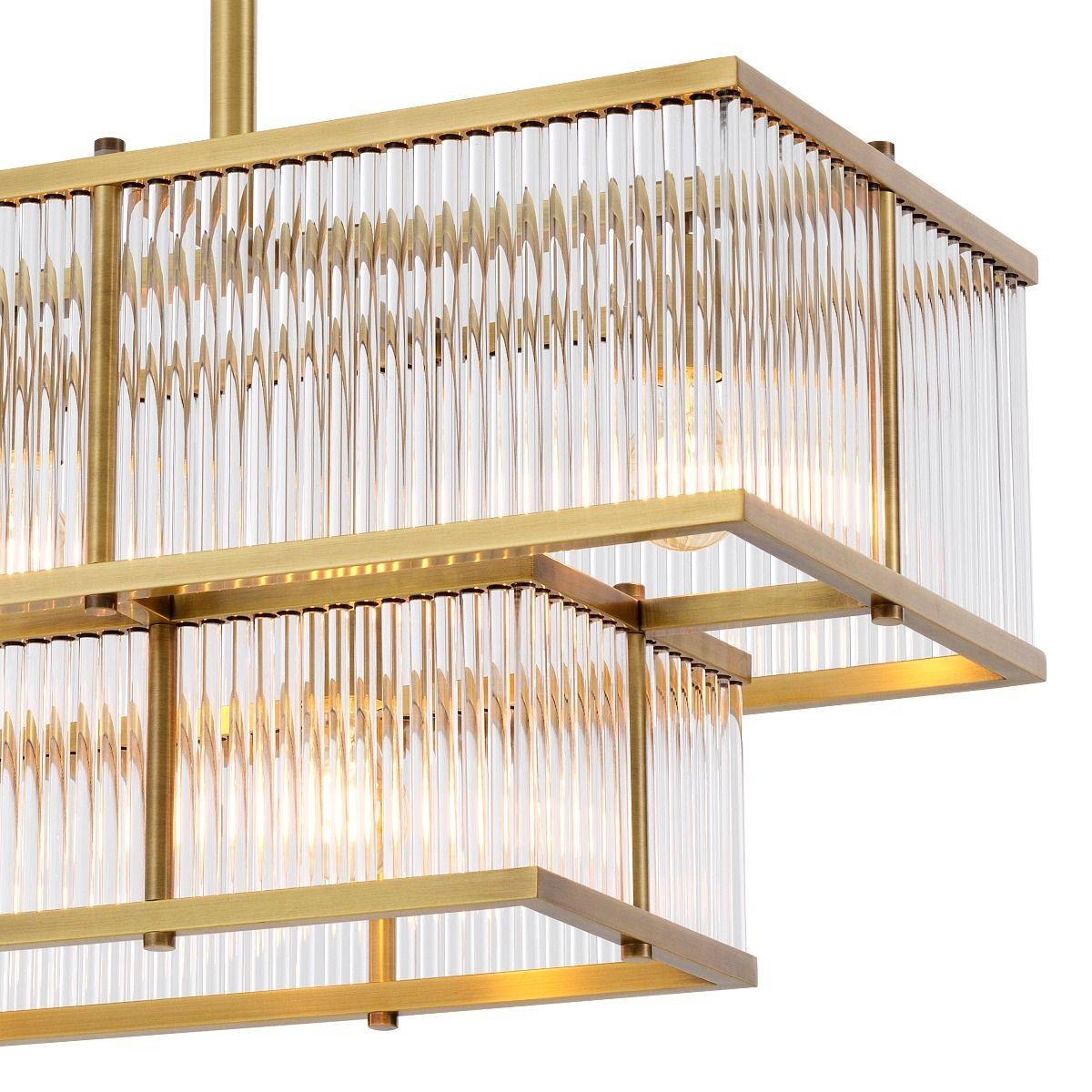 Le Marais Modern Brass Chandelier - [Brass] - Eichholtz - Luxury Lighting Boutique