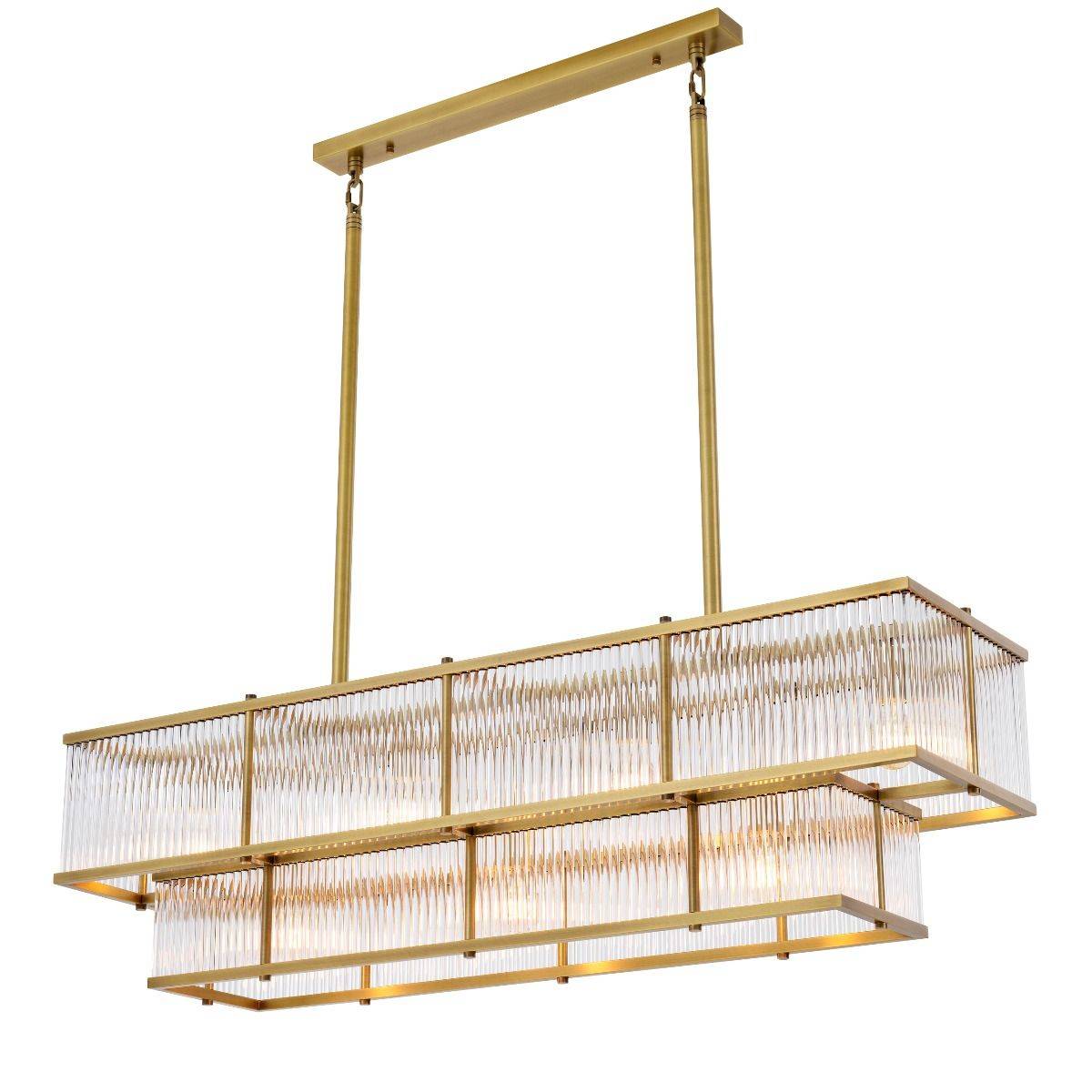 Le Marais Modern Brass Chandelier - [Brass] - Eichholtz - Luxury Lighting Boutique