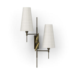 Leaf Fall Double Wall Sconce - Villa Lumi - Luxury Lighting Boutique