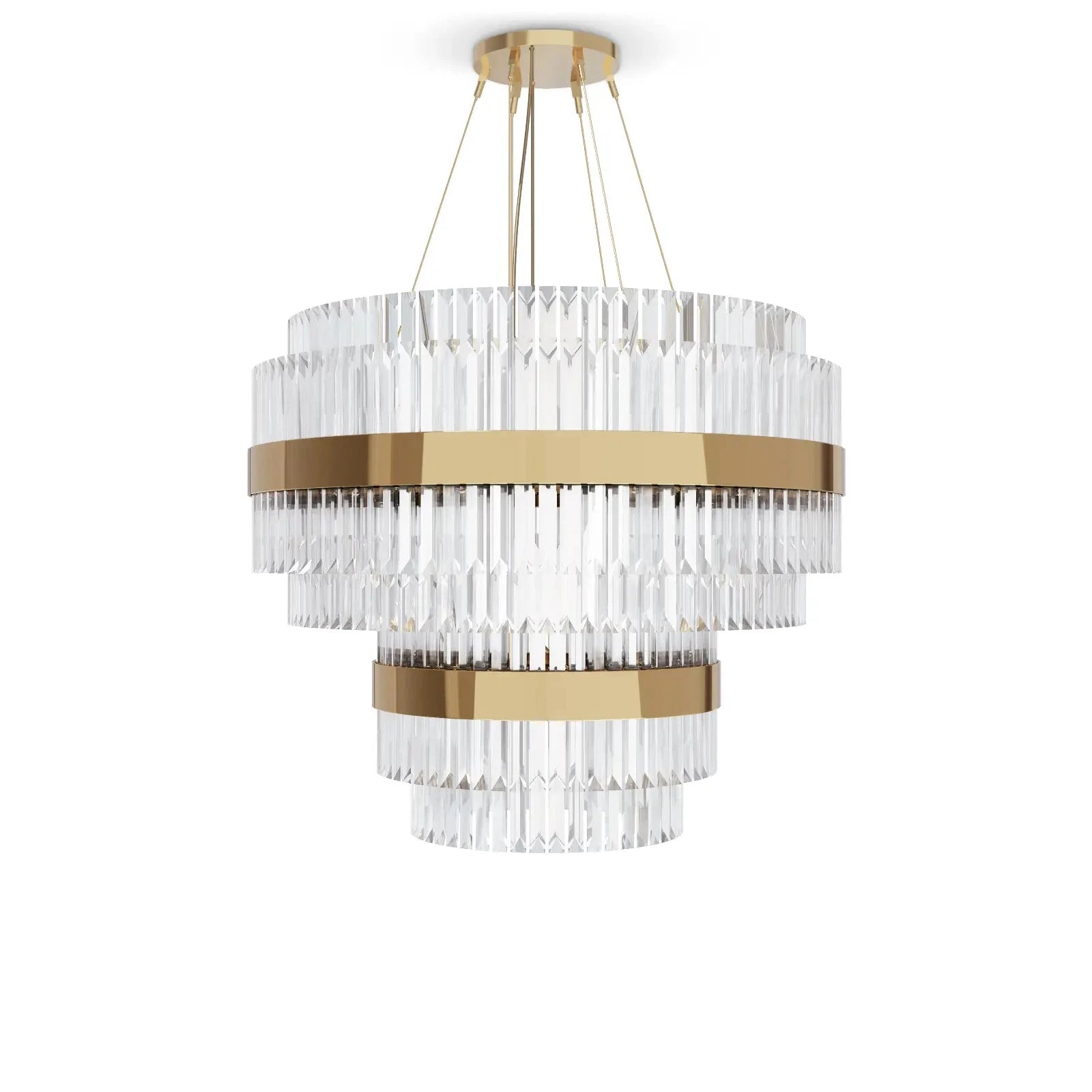 Liberty Round Modern Chandelier - Luxxu - Luxury Lighting Boutique