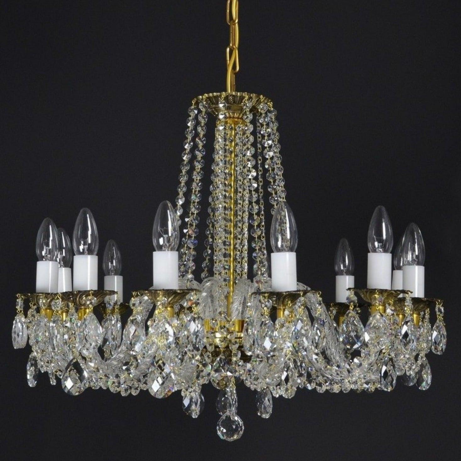 Libra 12 Light Crystal Chandelier - Wranovsky - Luxury Lighting Boutique