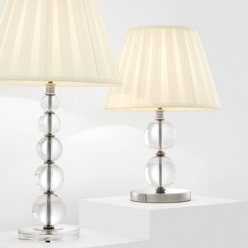 Lombard Table Lamp - [Crystal&Nickel] - Eichholtz - Luxury Lighting Boutique