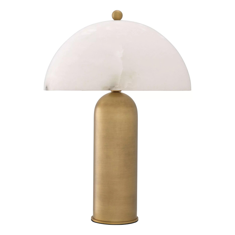 Lorenza (Antique Brass/Alabaster Finish) Table Lamp - Eichholtz - Luxury Lighting Boutique