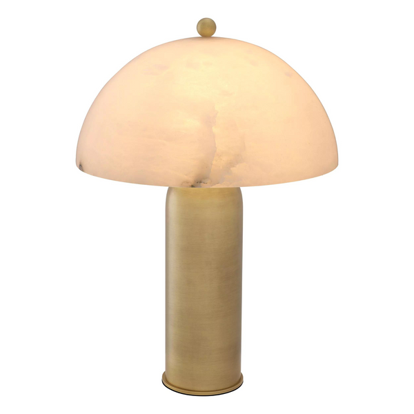 Lorenza (Antique Brass/Alabaster Finish) Table Lamp - Eichholtz - Luxury Lighting Boutique