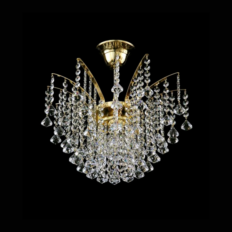 Lucca 1 Crystal Glass Chandelier - Wranovsky - Luxury Lighting Boutique
