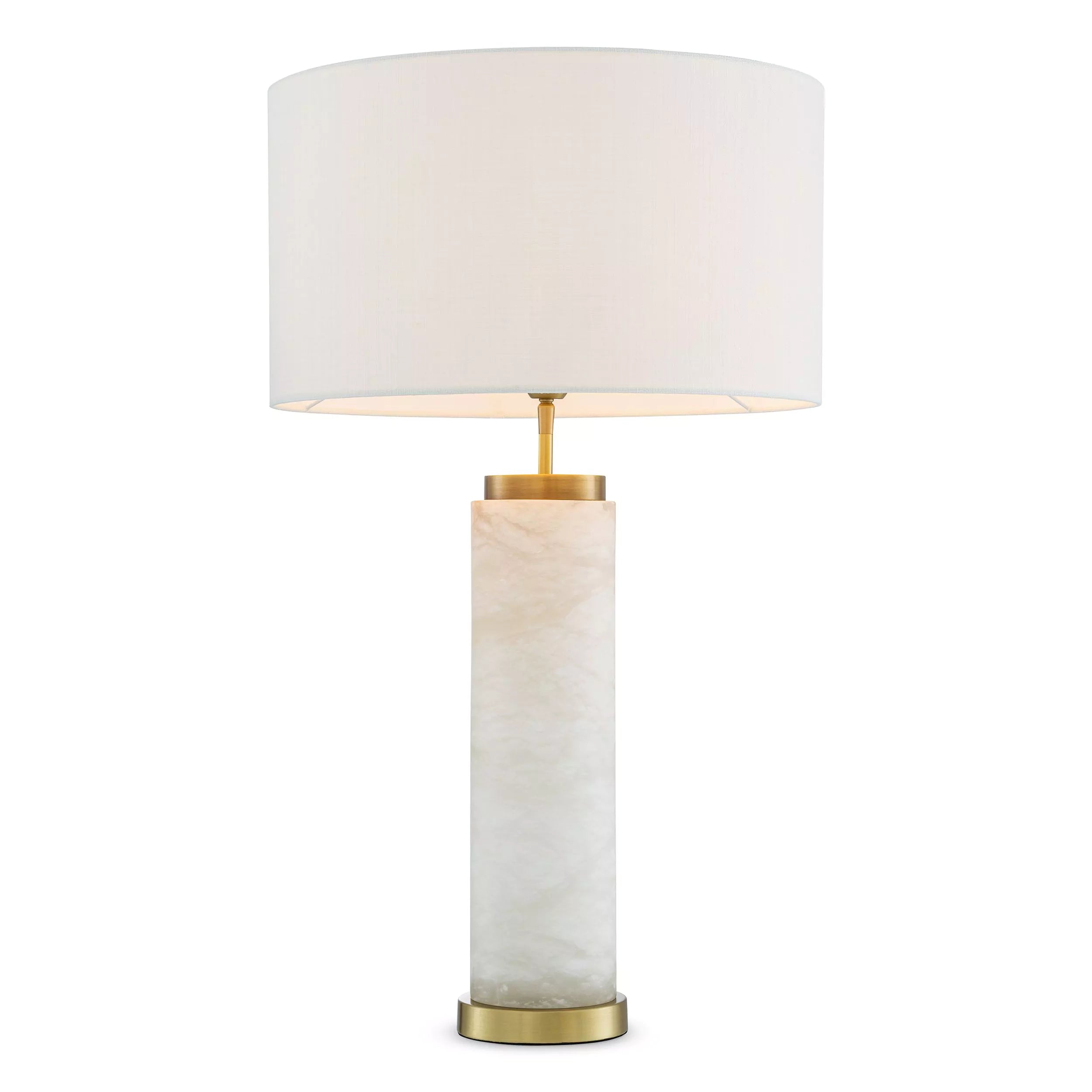 Lxry Table Lamp - (Grey Marble/White/Cream Alabaster) Eichholtz - Luxury Lighting Boutique