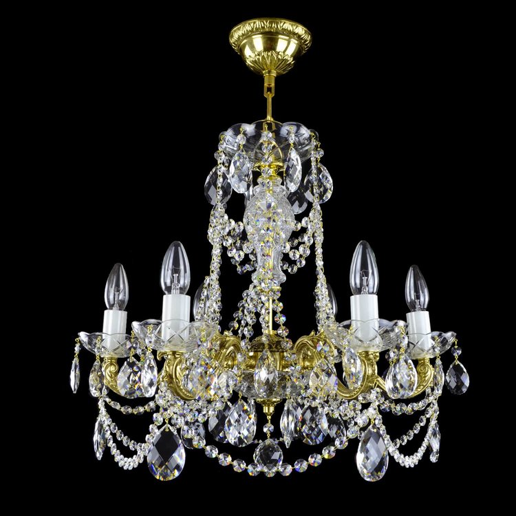 Maia 6 Light Crystal Chandelier - Wranovsky - Luxury Lighting Boutique