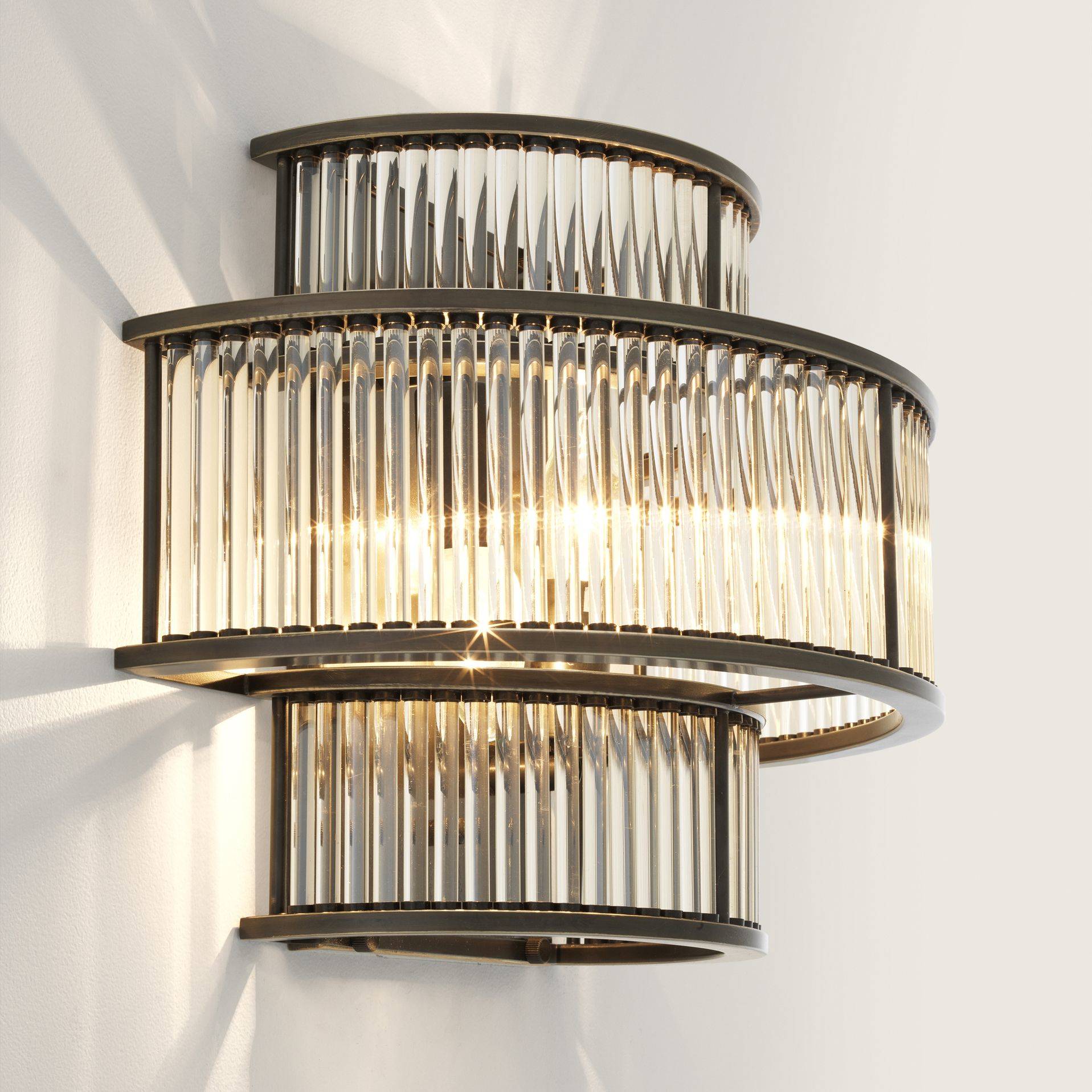 Mancini Wall Lamps (Bronze) - Eichholtz - Luxury Lighting Boutique