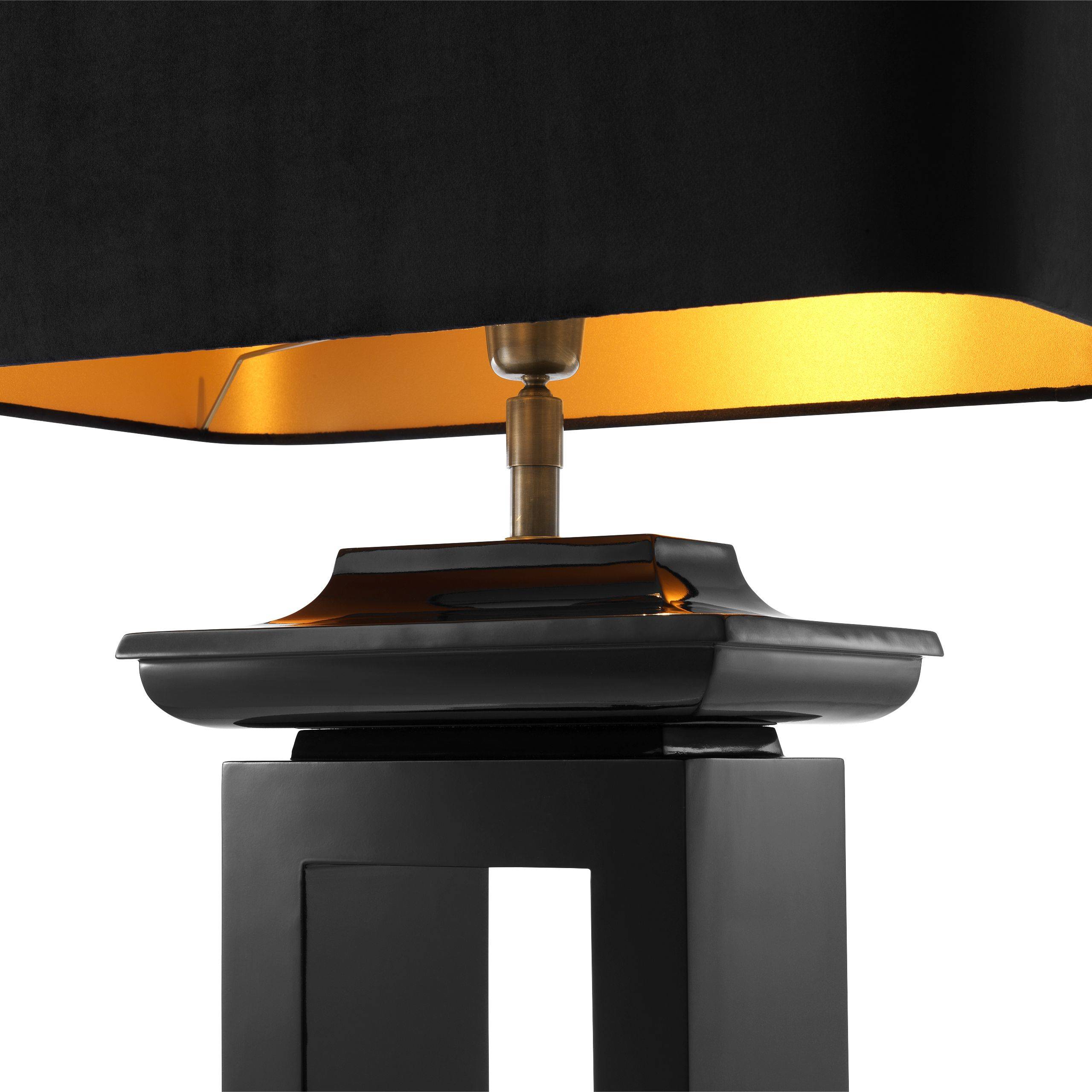 Mandarin Table Lamp - [Black] - Eichholtz - Luxury Lighting Boutique