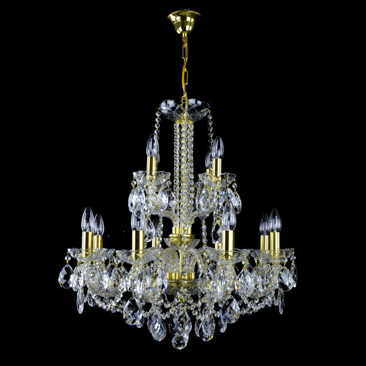 Maniera 12 Crystal Glass Chandelier (Alpha/Beta/Gamma) - Wranovsky - Luxury Lighting Boutique