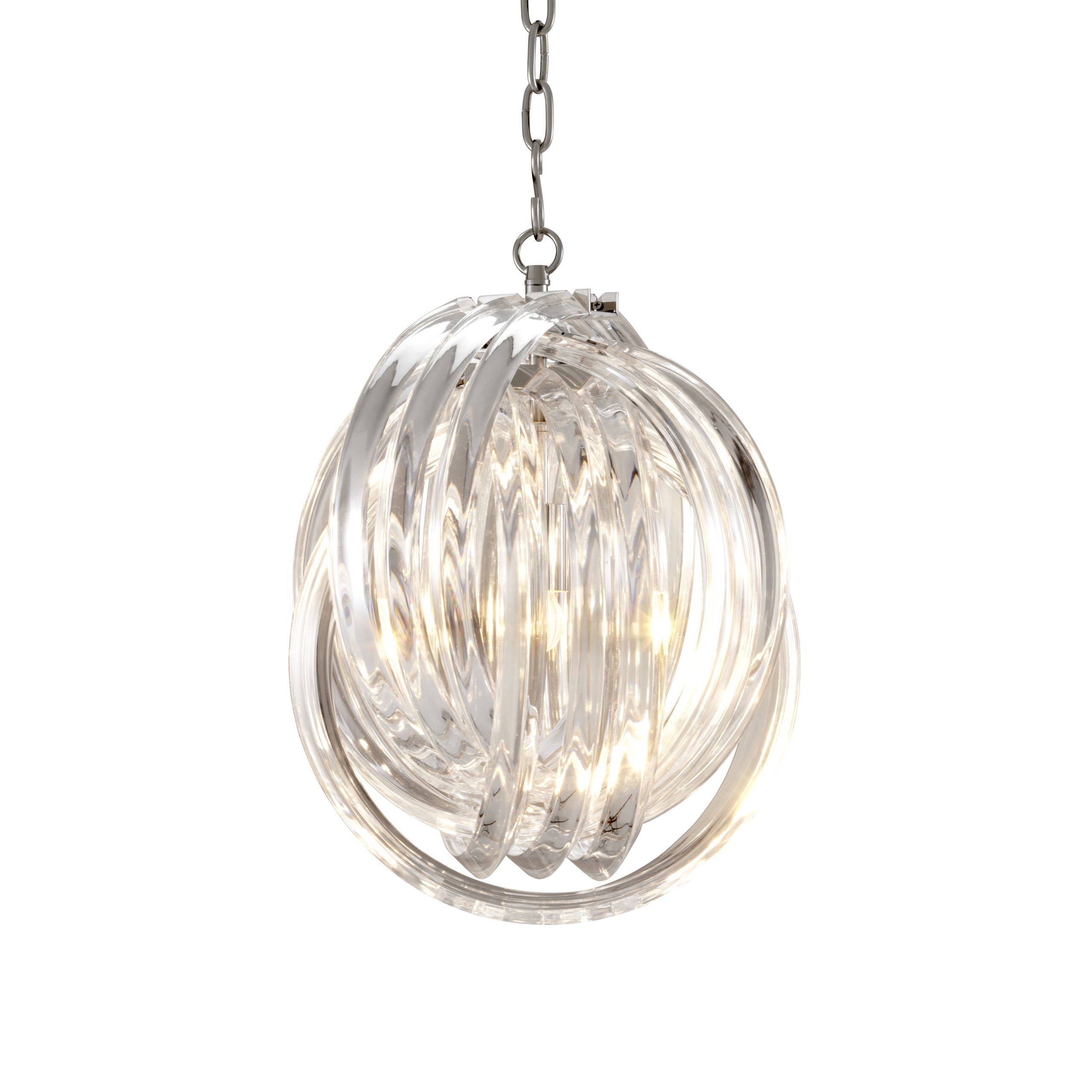 Marco Polo S Modern Chandelier - [Nickel] - Eichholtz - Luxury Lighting Boutique