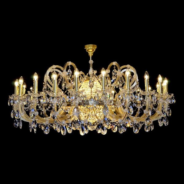 Maria Theresa 36 Crystal Glass Chandelier - Wranovsky - Luxury Lighting Boutique