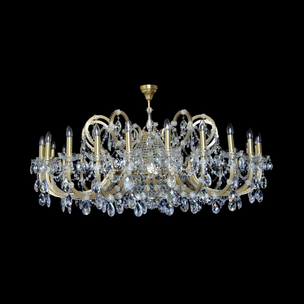Maria Theresa 36 Crystal Glass Chandelier - Wranovsky - Luxury Lighting Boutique