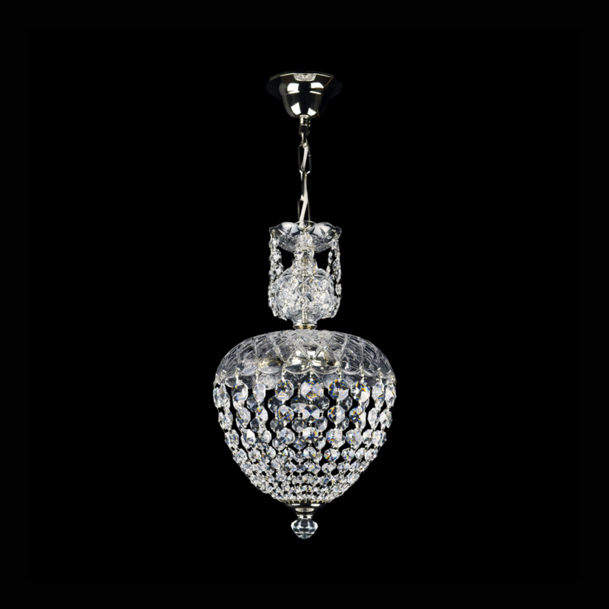 Maroco 3 Crystal Glass Chandelier - Wranovsky - Luxury Lighting Boutique