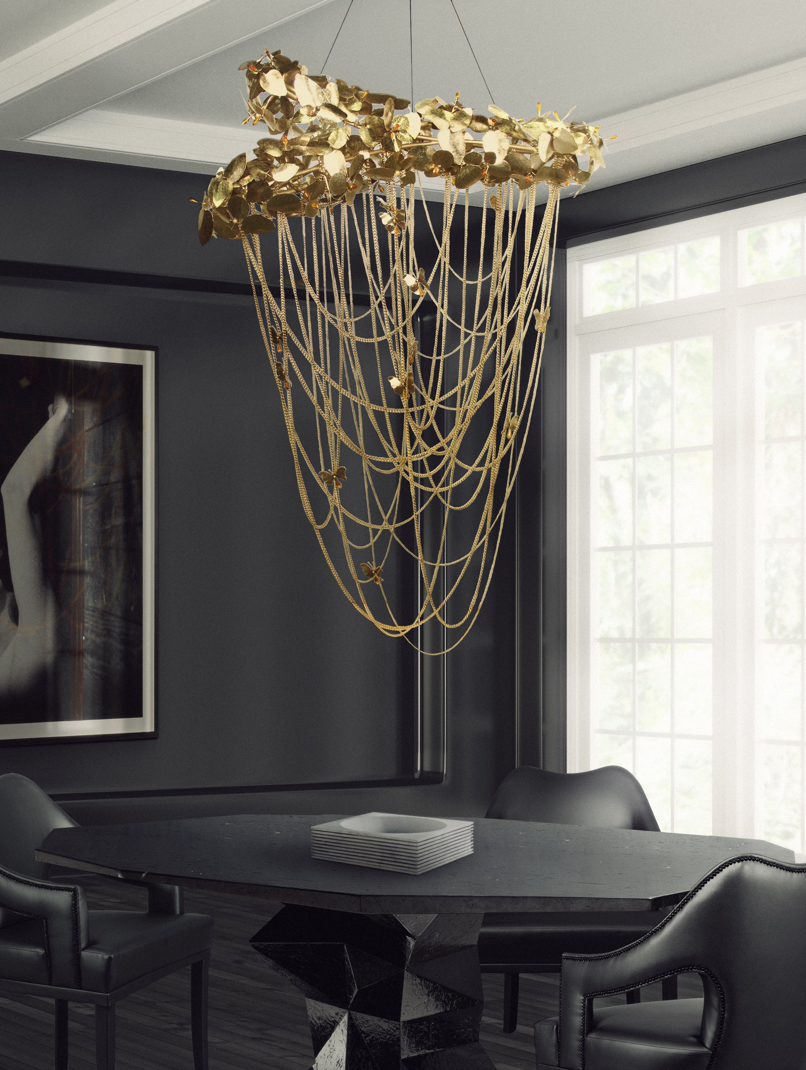 McQueen 11 Light Crystal Modern Chandelier - Luxxu - Luxury Lighting Boutique