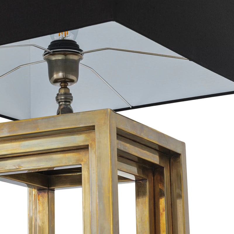 Menaggio Table Lamp - (Nickel/Vintage Brass) - Eichholtz - Luxury Lighting Boutique