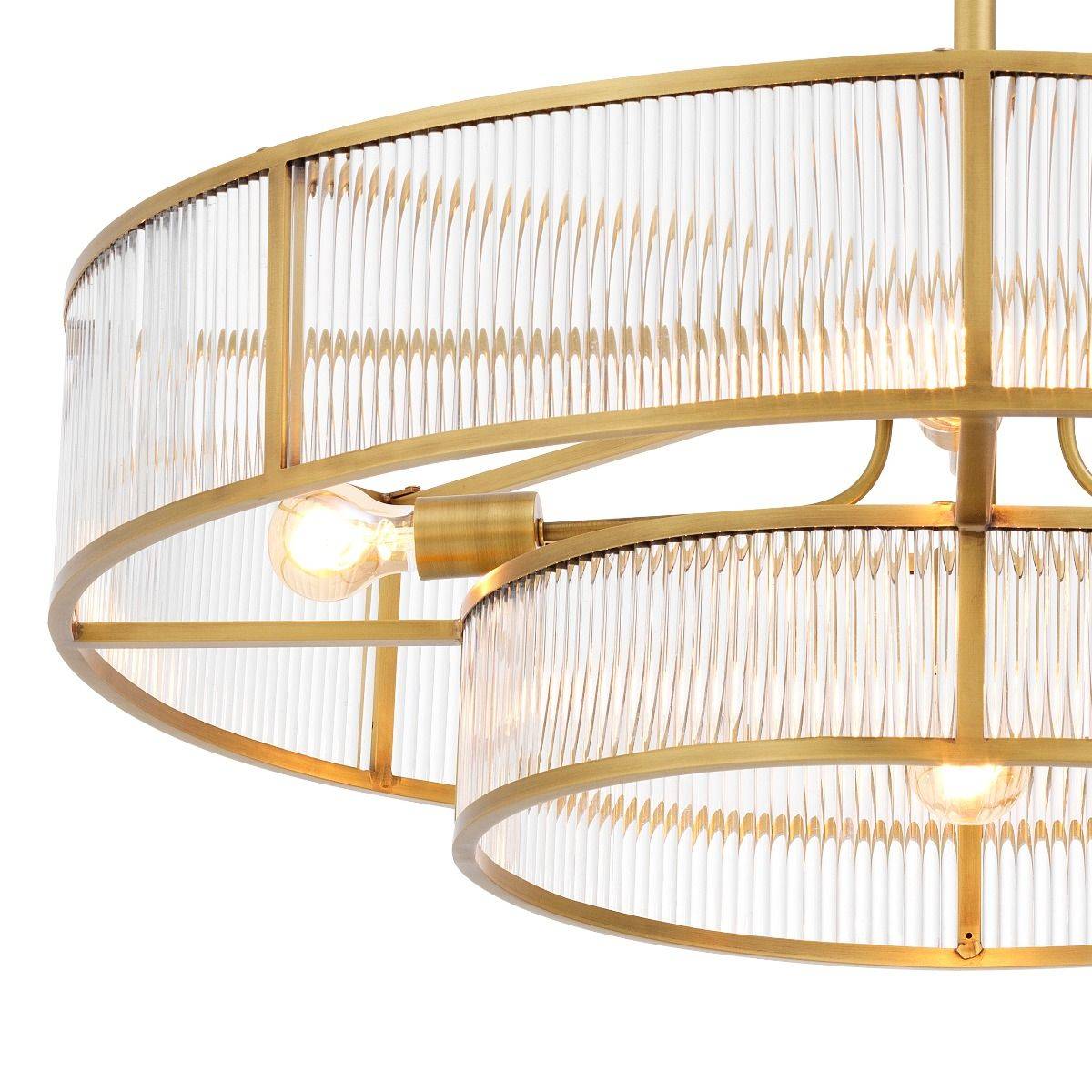 Montparnasse Modern Brass Chandelier - [Brass] - Eichholtz - Luxury Lighting Boutique