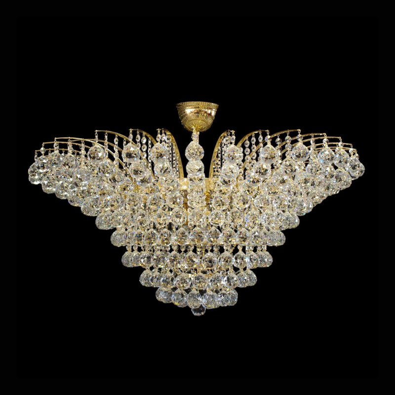 Nice 9 Crystal Glass Chandelier - Wranovsky - Luxury Lighting Boutique