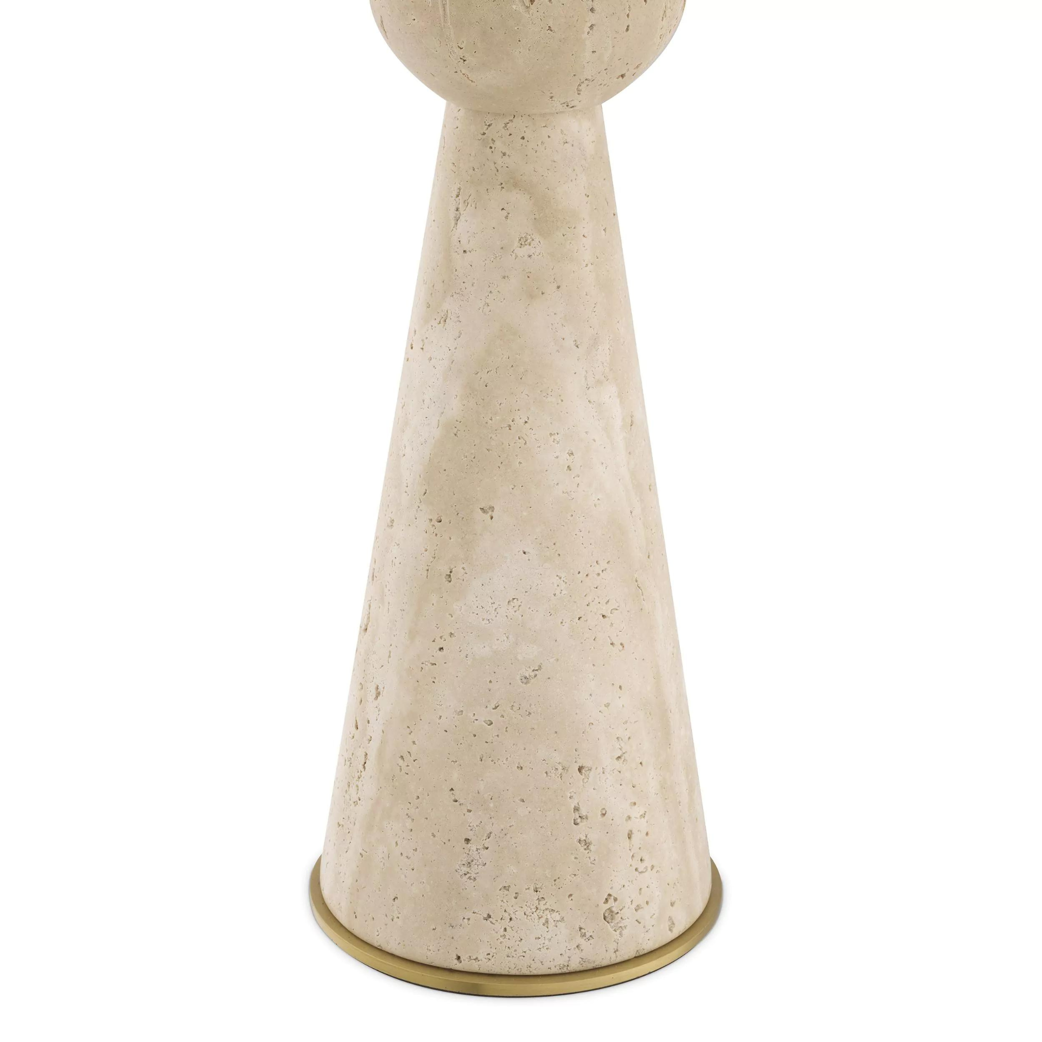 Novak (Travertine Finish) Table Lamp - Eichholtz - Luxury Lighting Boutique