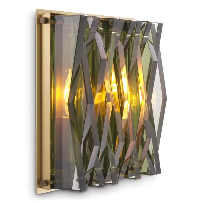 Nuvola S Wall Lamp - (Antique Brass/Bronze Finish) - Eichholtz - Luxury Lighting Boutique