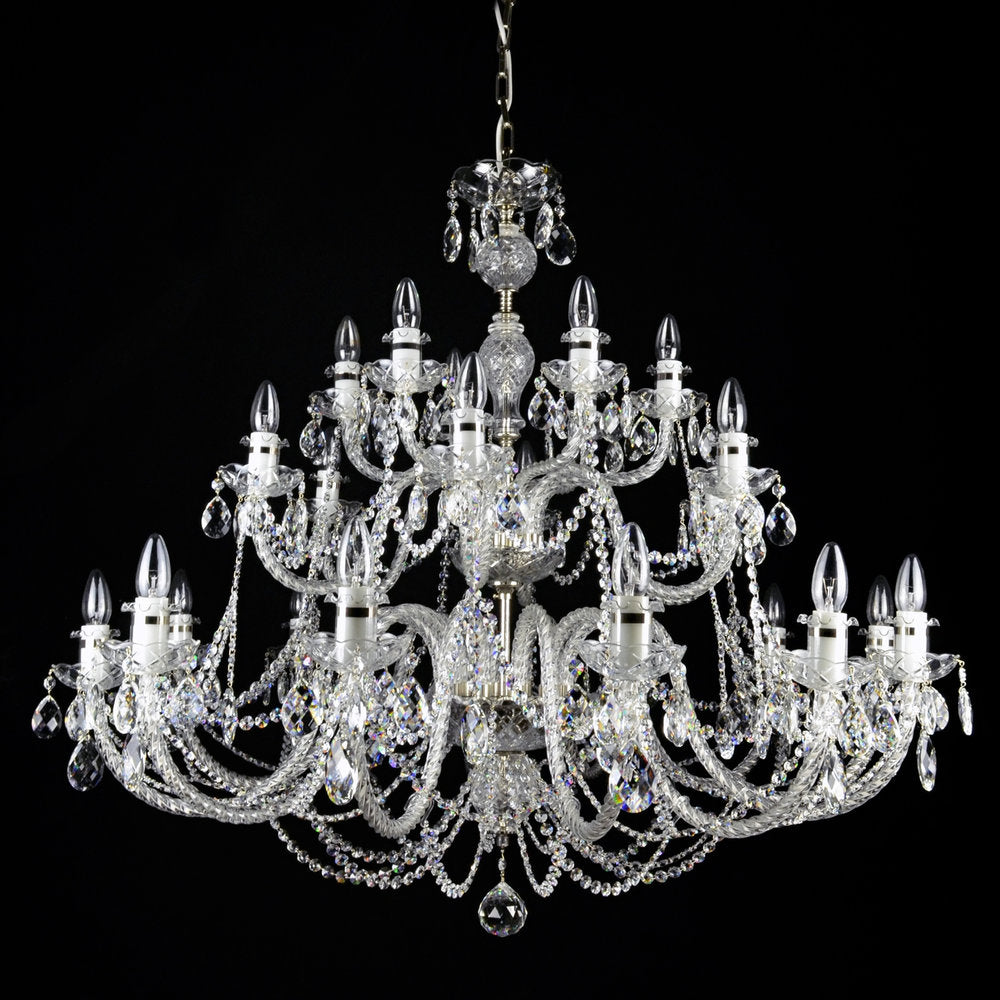 Ocean 24-Light Crystal Chandelier - Wranovsky - Luxury Lighting Boutique