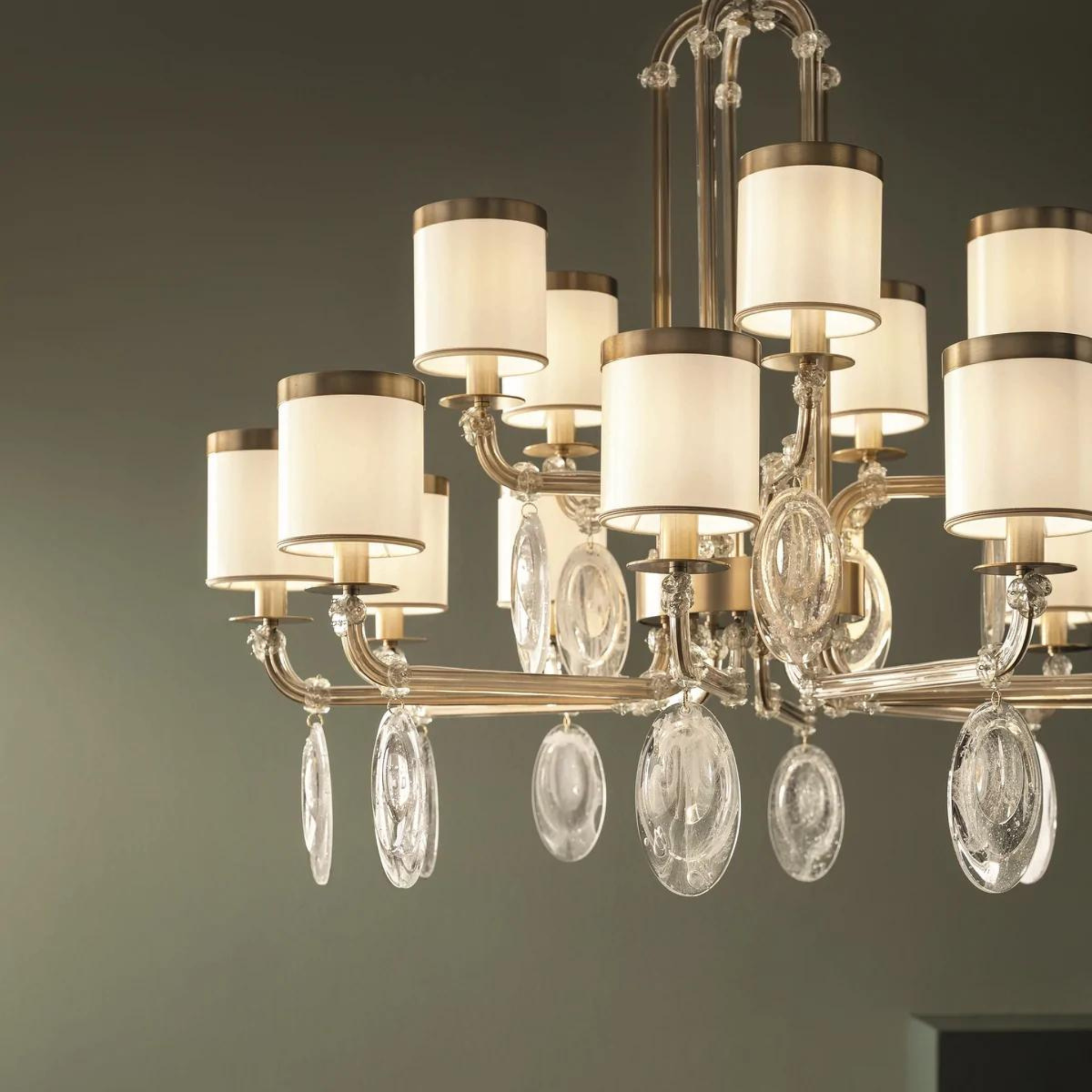 Olympya Round Chandeliers [3 Sizes] RD8/12/15 - Masiero - Luxury Lighting Boutique