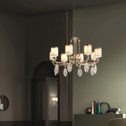 Olympya Round Chandeliers [3 Sizes] RD8/12/15 - Masiero - Luxury Lighting Boutique