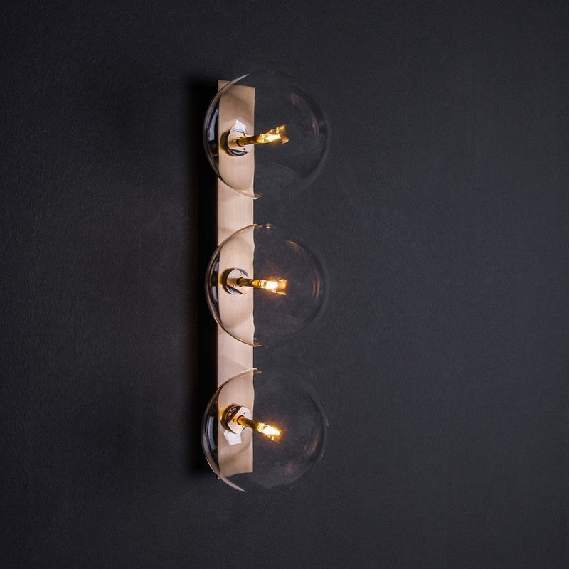 Oslo Triple Wall Sconce - Schwung - Luxury Lighting Boutique