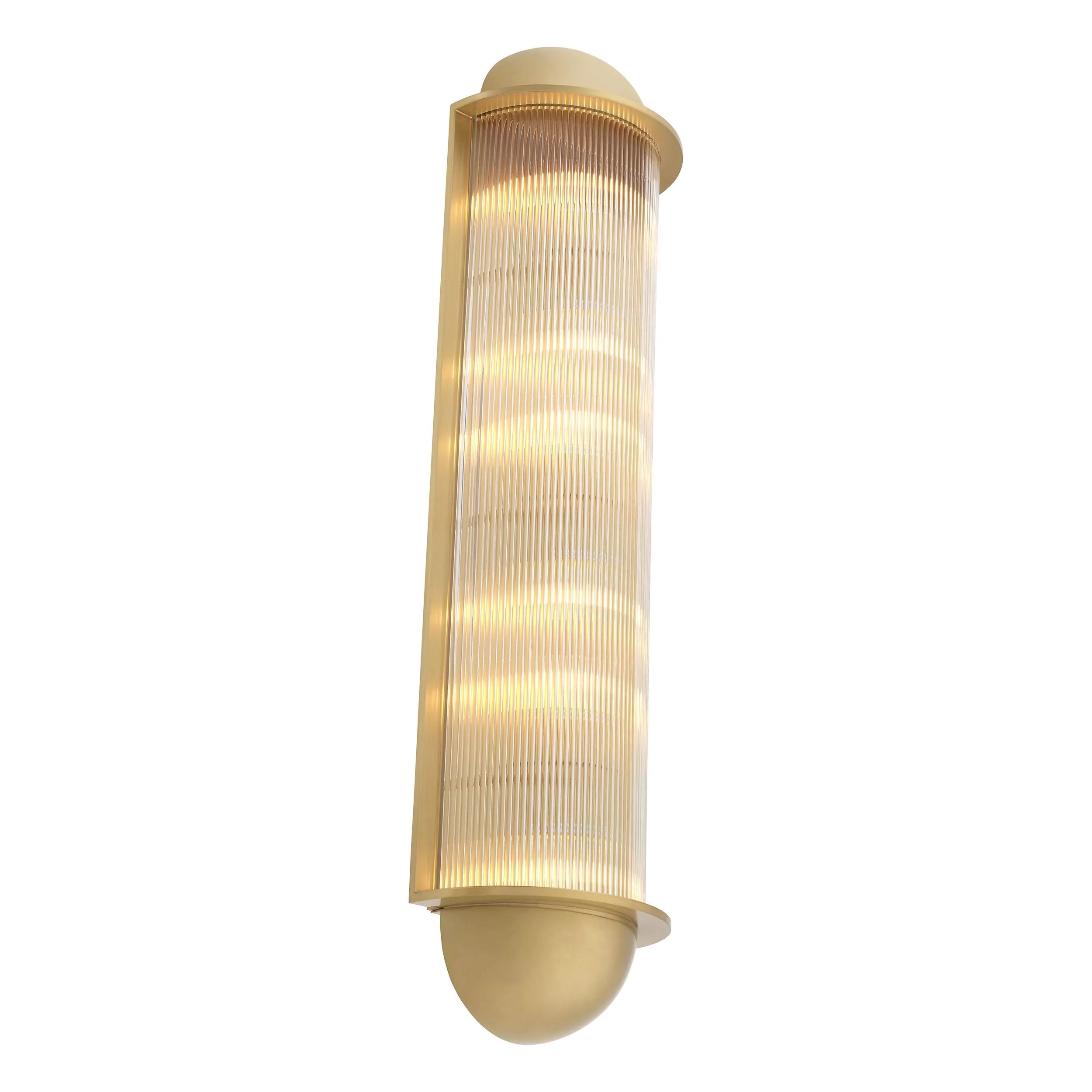 Paolino Wall Lamp - (Antique brass finish | clear glass) - Eichholtz - Luxury Lighting Boutique