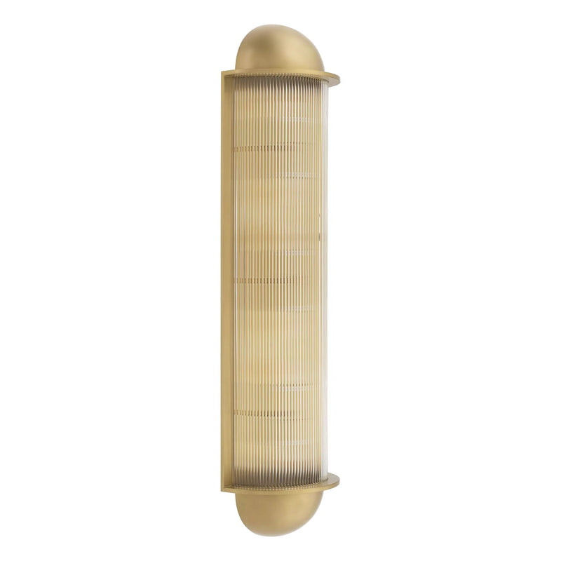 Paolino Wall Lamp - (Antique brass finish | clear glass) - Eichholtz - Luxury Lighting Boutique