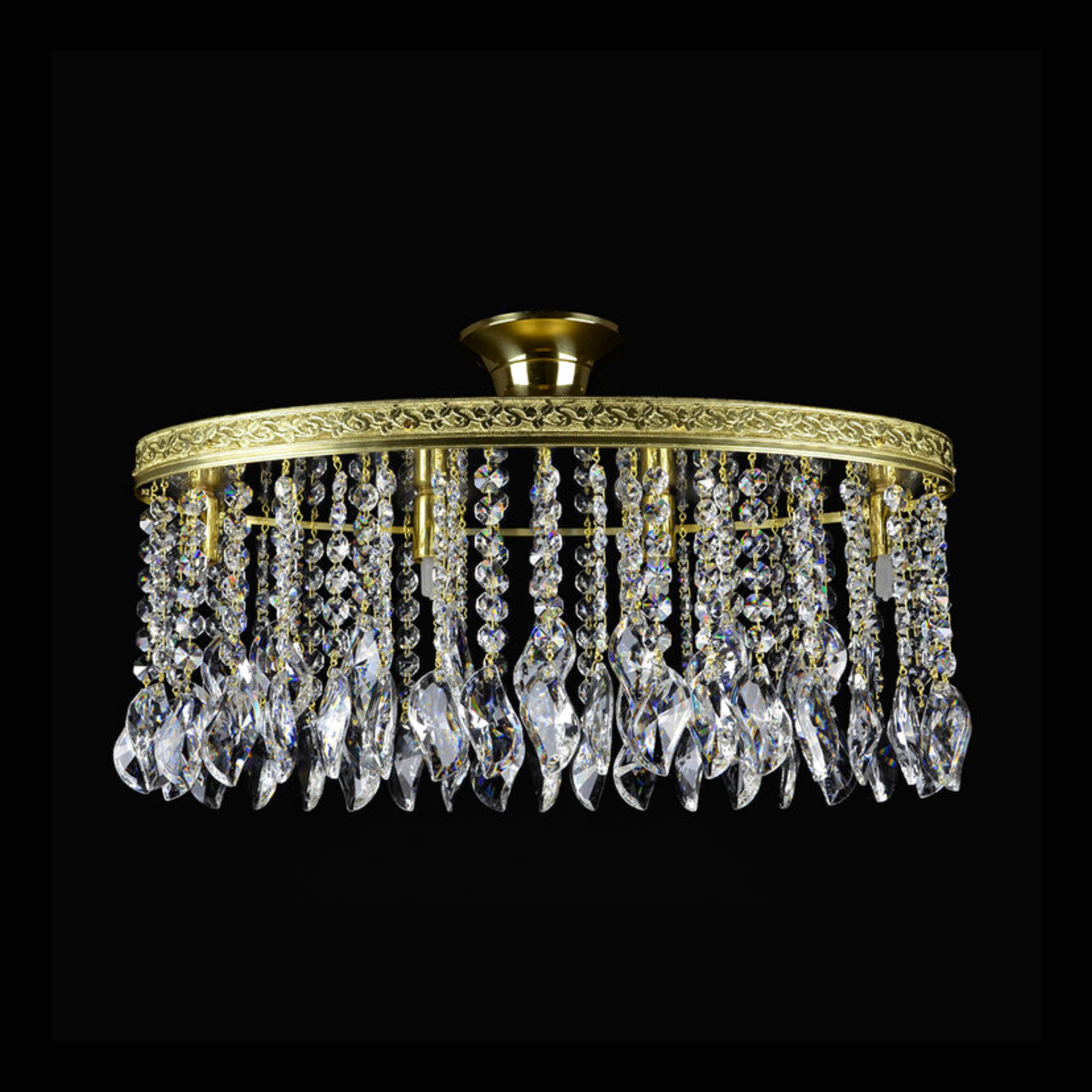 Parma 4 Crystal Glass Chandelier - Wranovsky - Luxury Lighting Boutique