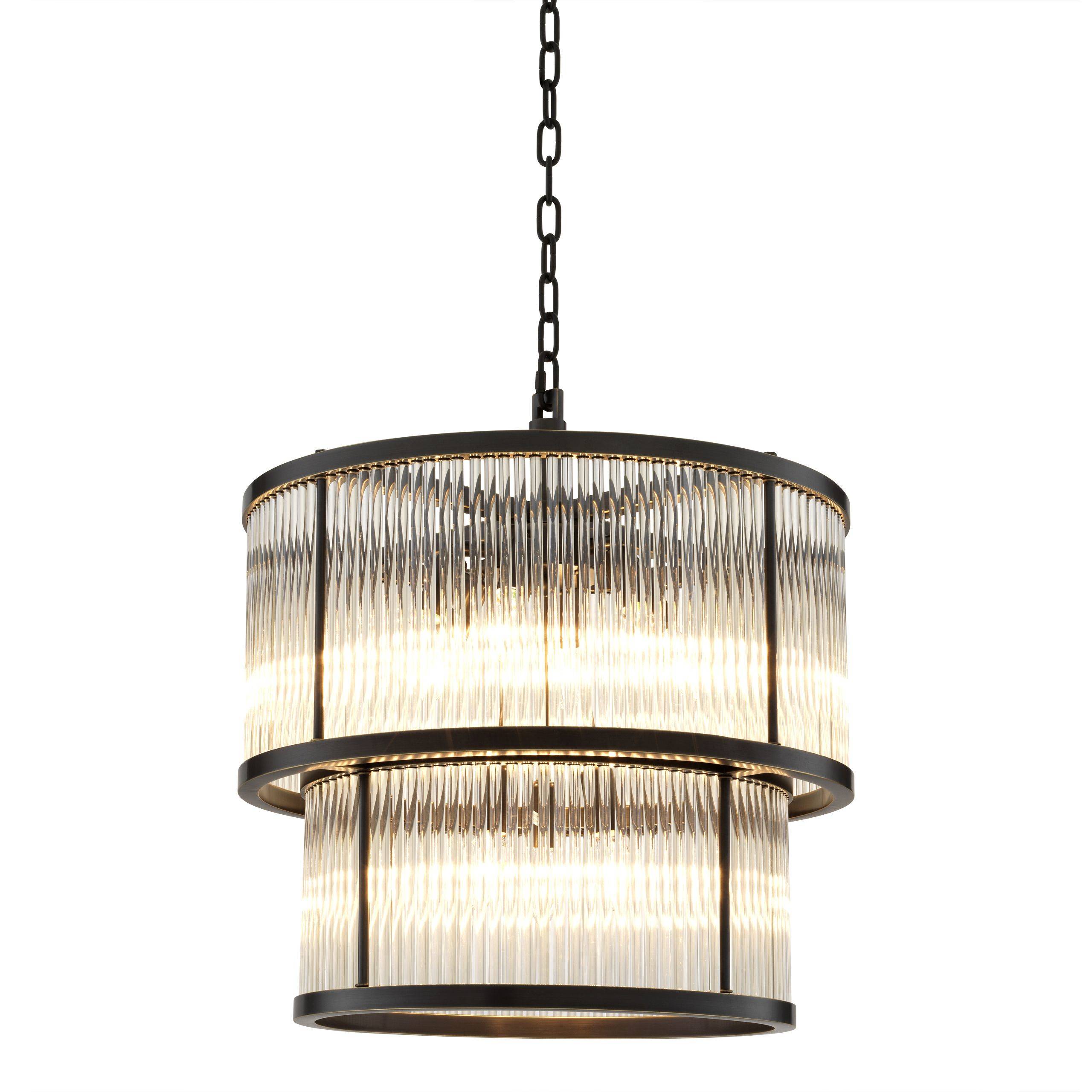 Pasadena Modern Chandelier - [Bronze/Nickel] - Eichholtz - Luxury Lighting Boutique