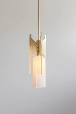 Pennon Pendant Light - (Brushed Brass/Dark Bronze) - Luxury Lighting Boutique