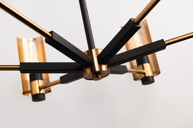 Pilsen Modern Brass Chandelier [2 Sizes] - Troy Lighting - Luxury Lighting Boutique