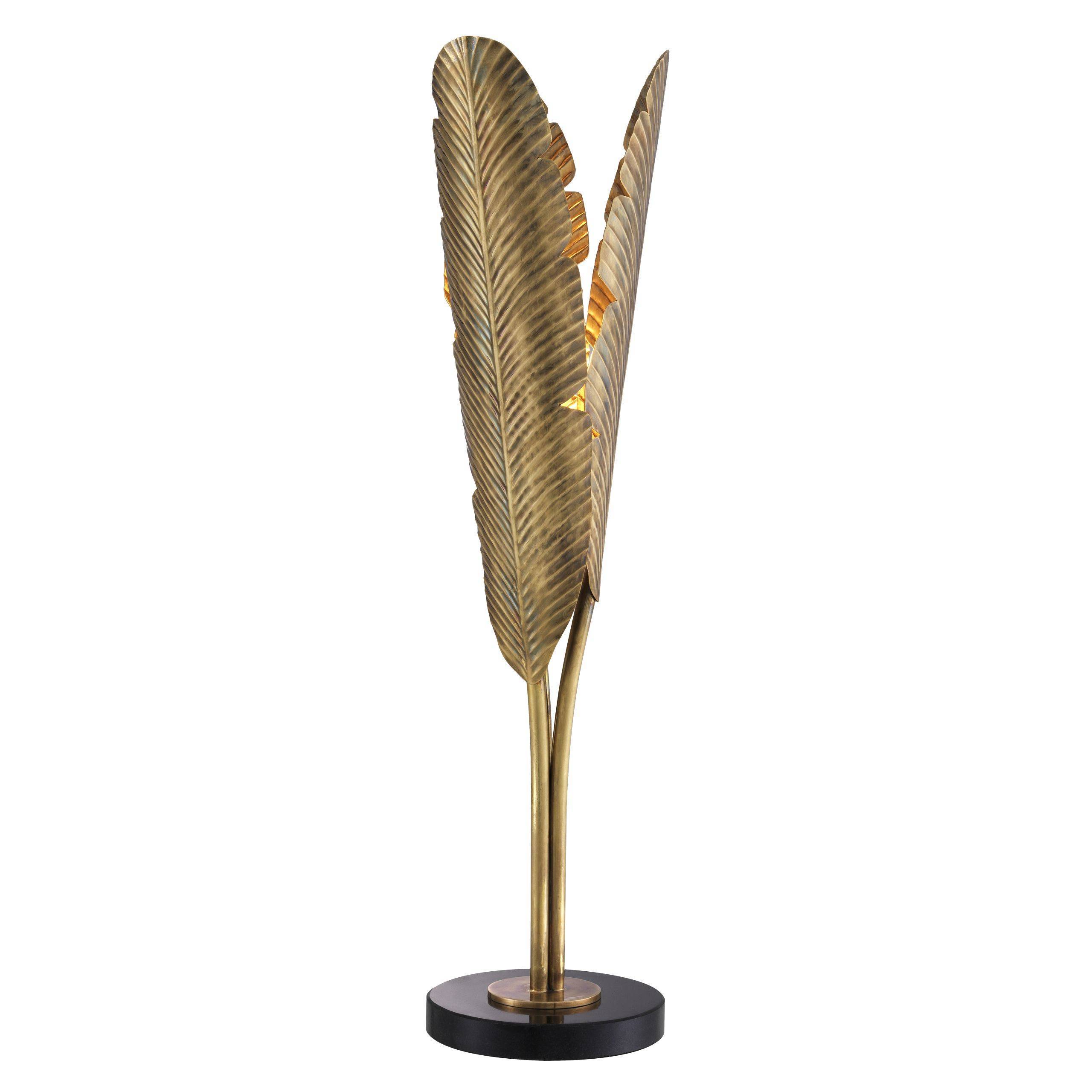 Plantain Table Lamp - [Brass] - Eichholtz - Luxury Lighting Boutique