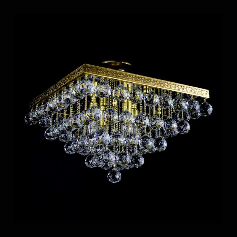 Prague 4 Crystal Glass Chandelier - Wranovsky - Luxury Lighting Boutique