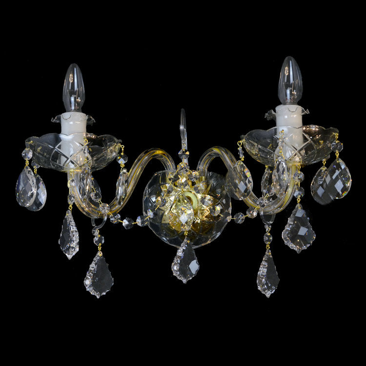 Princesse 2 Wall Light (Gold/Silver) - Wranovsky - Luxury Lighting Boutique