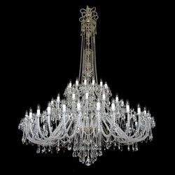 Princesse 60 Light Crystal Chandelier (Gold/Silver) - Wranovsky - Luxury Lighting Boutique